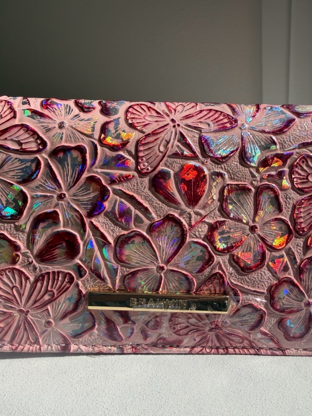 Brahmin Pink Fearless Ainsley Ady Wallet-BNWT